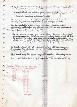 status report, page 1