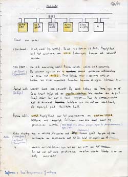 status report, page 1