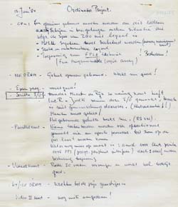 status report, page 1