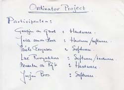 project member list